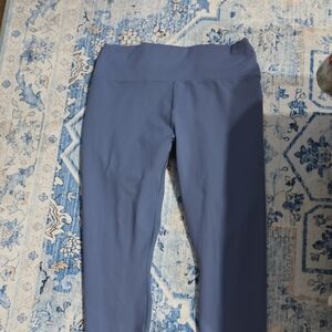 Blue High-Waisted Leggings